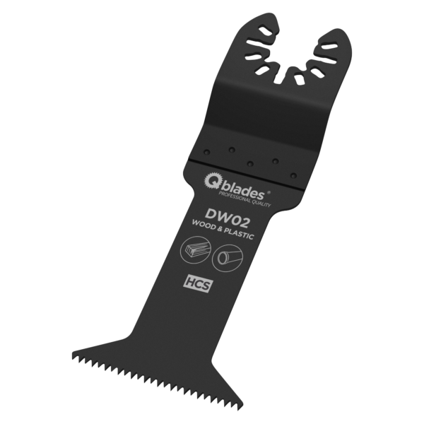 Qblades MultiZaagblad Standaard 15tpi 44x78mm HCS DW02-5ST