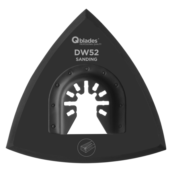 Qblades Schuurzool driehoekig geperforeerd 93mm DW52-2ST