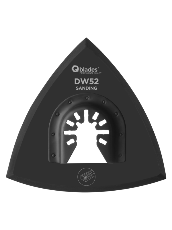 Qblades Schuurzool driehoekig geperforeerd 93mm DW52-2ST