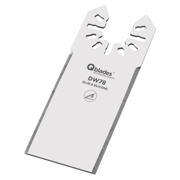 Qblades Snijmes RVS recht 30x85x1mm DW78-10+1ST