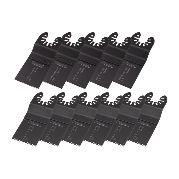 Qblades MultiZaagbladenset voor hout 11-delig DW93-SET 10+1ST