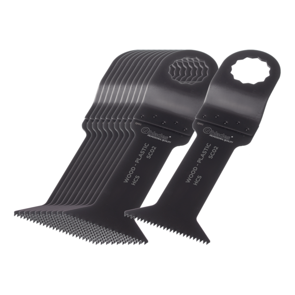 Qblades MultiZaagblad Standaard 15tpi 44x78mm HCS SC02-10+1ST