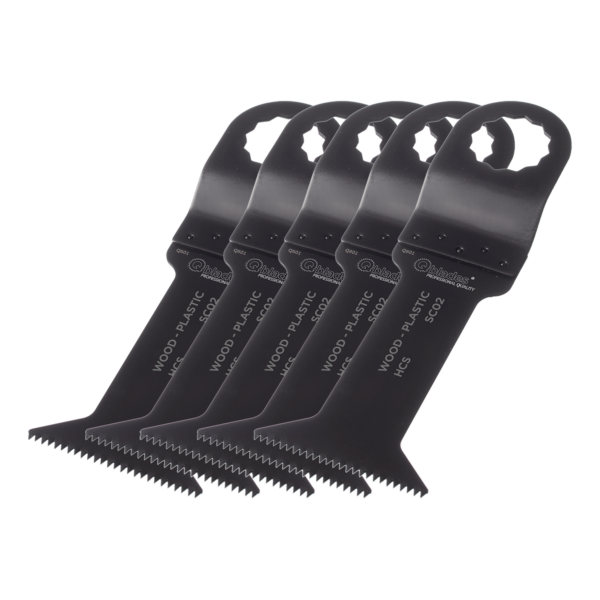 Qblades MultiZaagblad Standaard 15tpi 44x78mm HCS SC02-5ST