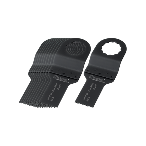 Qblades MultiZaagblad Standaard 18tpi 20x40mm HCS SC07-10+1ST