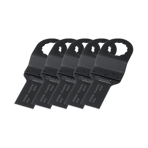 Qblades MultiZaagblad Standaard 18tpi 20x40mm HCS SC07-5ST