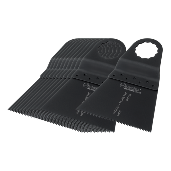 Qblades MultiZaagblad Standaard 18tpi 65x42mm HCS SC08-10+1ST