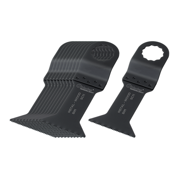 Qblades MultiZaagblad Bi-metaal 19tpi 45x60mm SC11-10+1ST
