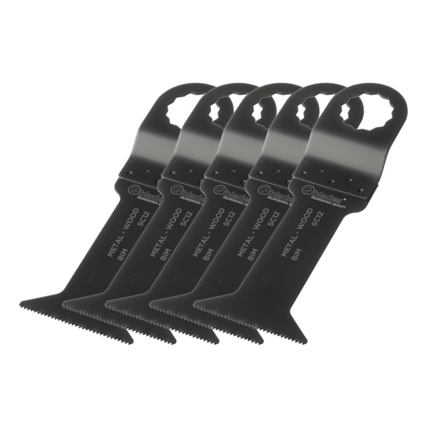 Qblades MultiZaagblad Bi-metaal 19tpi 44x78mm SC12-5ST