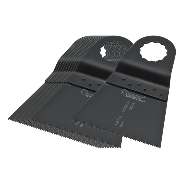 Qblades MultiZaagblad Bi-metaal 19tpi 68x42mm SC13-10+1ST