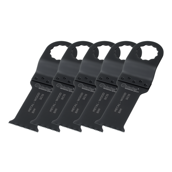 Qblades MultiZaagblad Bi-metaal 20tpi 28x60mm SC15-5ST