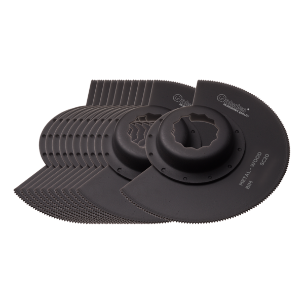 Qblades SegmentMultiZaagblad Bi-Metaal 88mm SC20-10+1ST