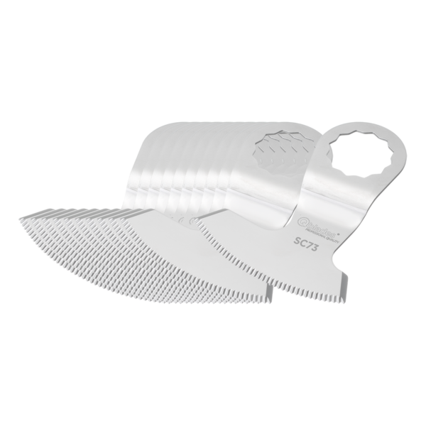 Qblades Segmentmes RVS sikkel kartel 60x1.5mm SC73-10+1ST