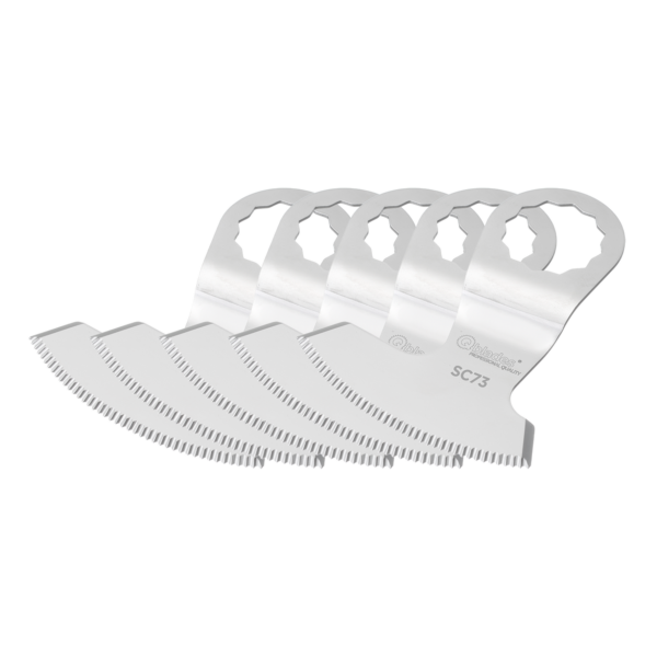 Qblades Segmentmes RVS sikkel kartel 60x1.5mm SC73-5ST