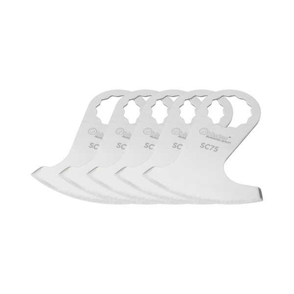Qblades Segmentmes RVS sikkel 55x0.9mm SC75-5ST