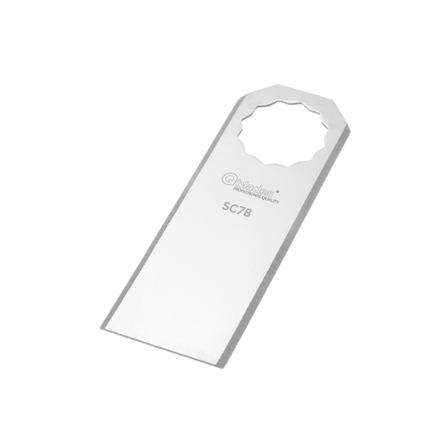 Qblades Snijmes RVS recht 30x85x1mm SC78-1ST