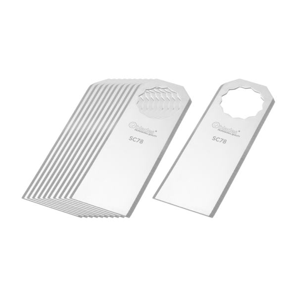 Qblades Snijmes RVS recht 30x85x1mm SC78-10+1ST