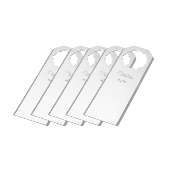 Qblades Snijmes RVS recht 30x85x1mm SC78-5ST