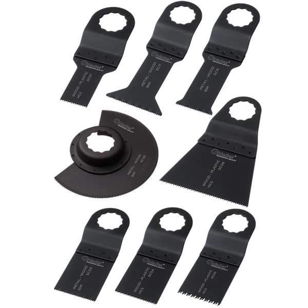 Qblades MultiZaagbladenset voor hout en metaal SC90 SET 8ST