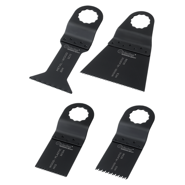 Qblades MultiZaagbladenset voor hout en metaal SC92 SET 4ST