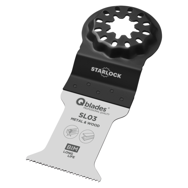 Qblades Starlock MultiZaagblad Bi-Metaal 19tpi 35x50mm SL03-10+1ST