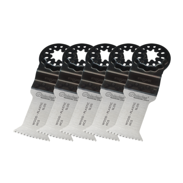 Qblades Starlock MultiZaagblad Standaard Curved 18tpi 35x55mm HCS SL05-5ST