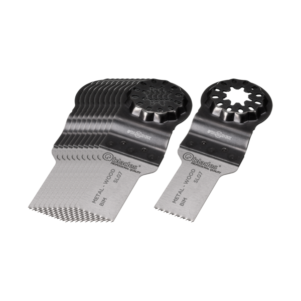 Qblades Starlock MultiZaagblad Bi-metaal 19tpi 20x40mm SL07-10+1ST