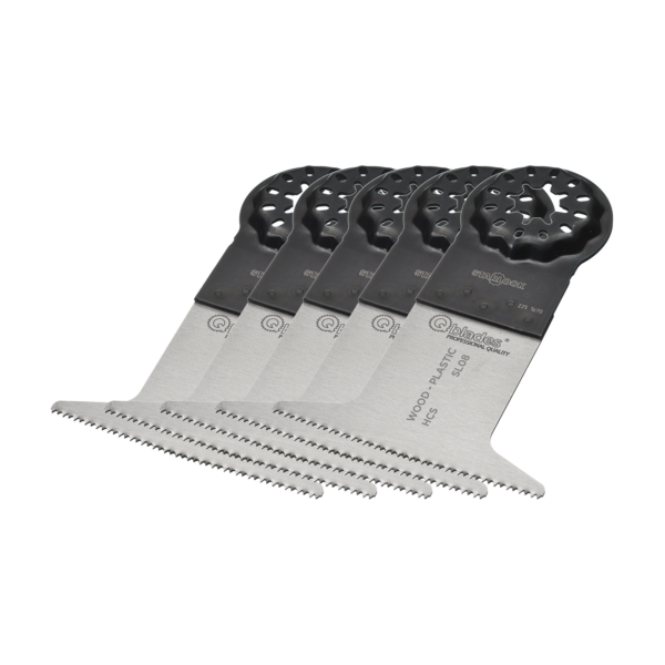 Qblades Starlock MultiZaagblad Standaard Curved 18tpi 65x50mm HCS SL08-5ST