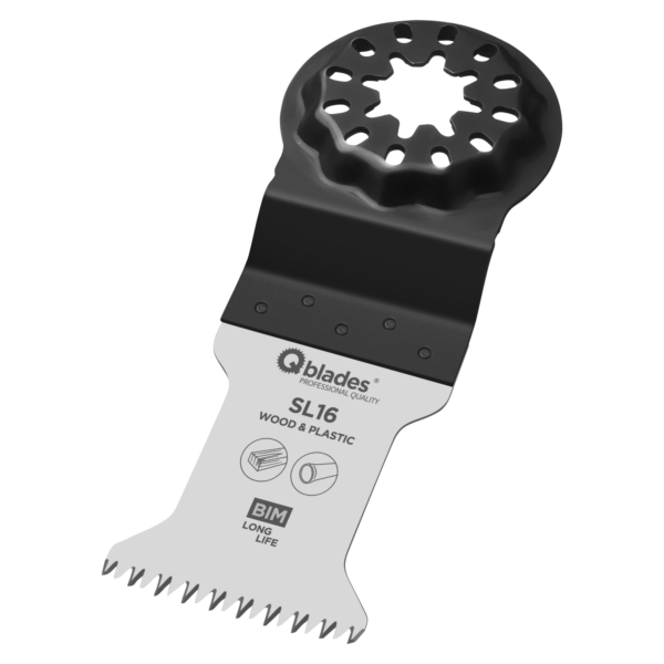 Qblades Starlock MultiZaagblad Bi-Metaal Precision 14tpi 35x50mm SL16-10+1ST