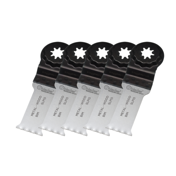 Qblades StarlockPlus MultiZaagblad Bi-metaal 19tpi 28x60mm SLP15-5ST