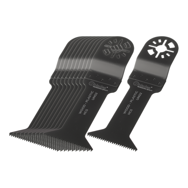 Qblades MultiZaagblad Standaard 15tpi 44x78mm HCS UN02-10+1ST