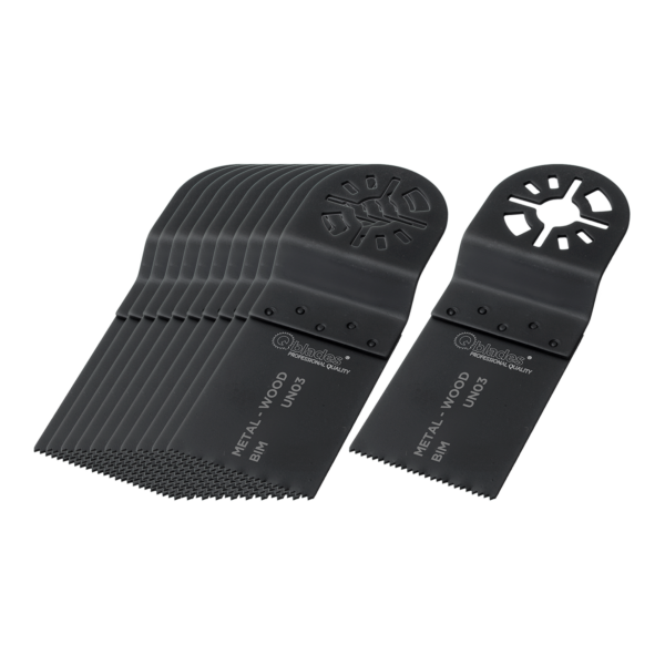 Qblades MultiZaagblad Bi-metaal 19tpi 34x40mm UN03-10+1ST