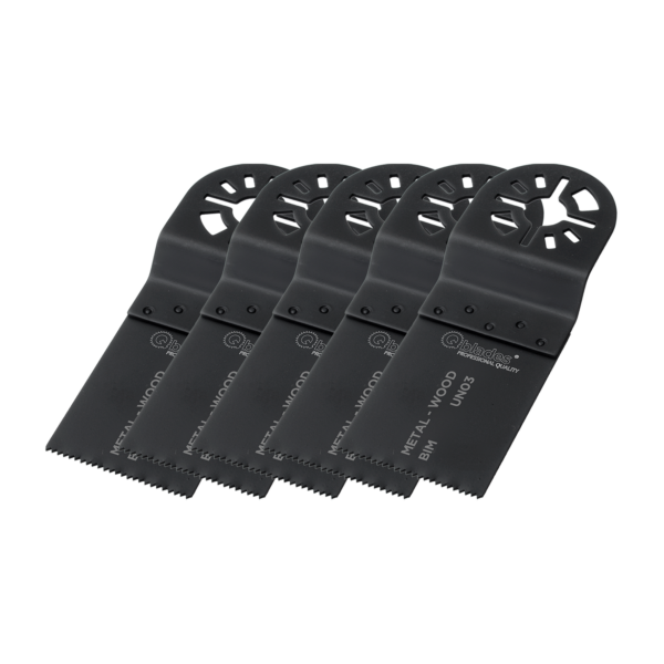 Qblades MultiZaagblad Bi-metaal 19tpi 34x40mm UN03-5ST