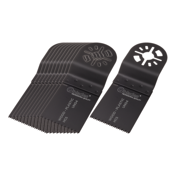 Qblades MultiZaagblad Standaard 18tpi 34x40mm HCS UN04-10+1ST