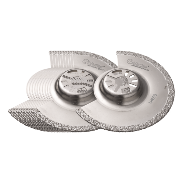 Qblades SegmentMultiZaagblad diamant 85x2mm UN30 10+1ST