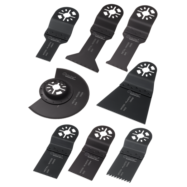 Qblades MultiZaagbladenset voor hout en metaal UN90 SET 8ST