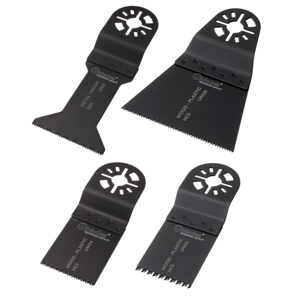 Qblades MultiZaagbladenset voor hout en metaal UN92 SET 4ST