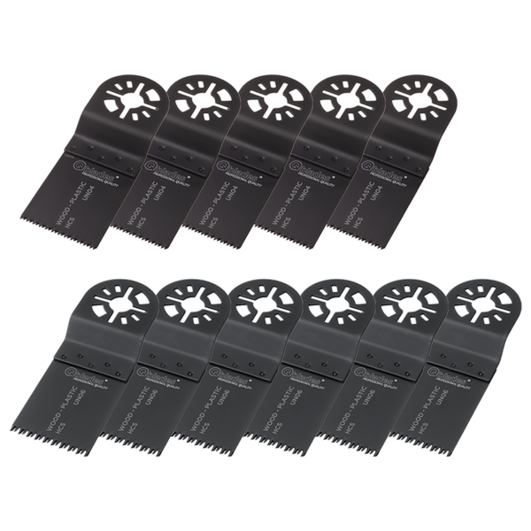 Qblades MultiZaagbladenset voor hout 11-delig UN93 SET 10+1ST