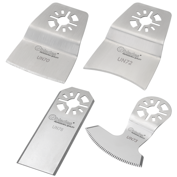Qblades Messenset RVS voor kit en lijm 4-delig UN94 SET 4ST