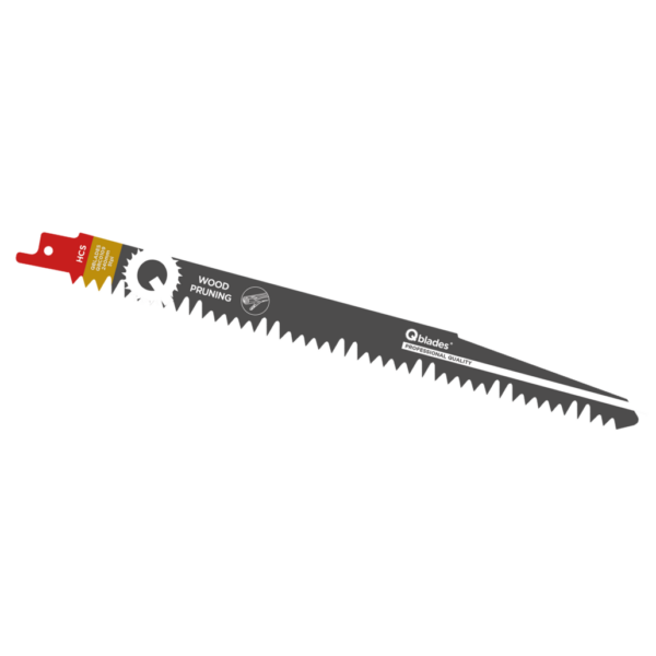 Qblades Reciprozaagblad Hout, Snoeihout, HCS, 5tpi – 240mm