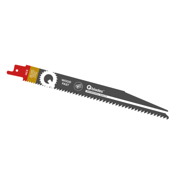 Qblades Reciprozaagblad Hout, Constructiehout, HCS, 6/10tpi – 203mm