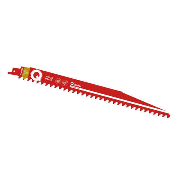 Qblades Reciprozaagblad Hout, Hardhout, CARB, 3tpi – 304mm, 50x longer life