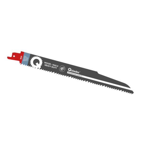 Qblades Reciprozaagblad Hout met spijkers, BIM, 5/8tpi – 228mm
