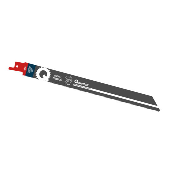 Qblades Reciprozaagblad Medium Metaal, Staal tot 4mm, BIM, 18tpi – 228mm