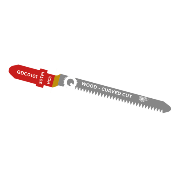 Qblades Decoupeerzaagblad Hout, Constructiehout, HCS, Curved Cut, 20tpi – 76mm