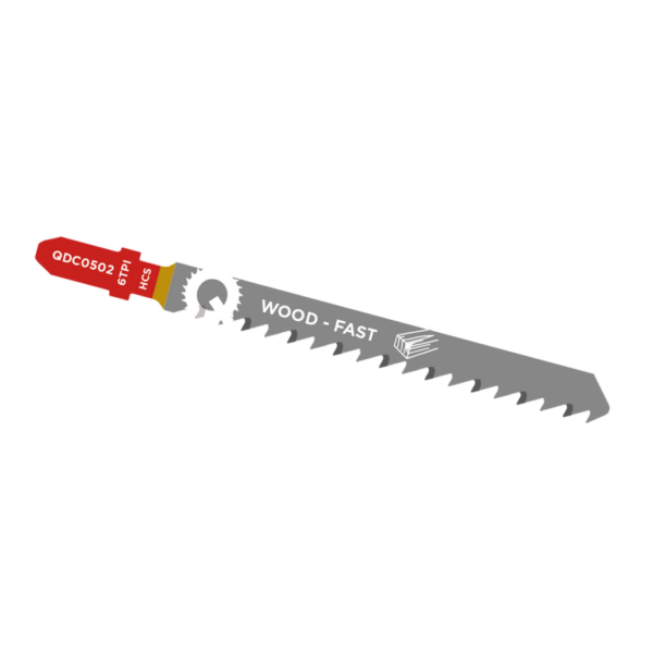 Qblades Decoupeerzaagblad Hout, Constructiehout, HCS, Fast,6tpi – 100mm