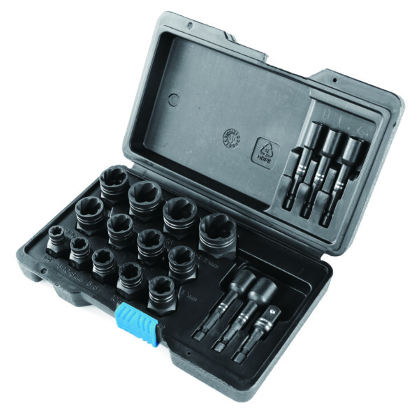 SureTorq 13 Delige moer / bout verwijder set (impact)