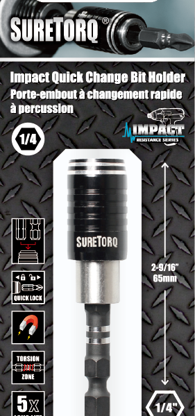 Suretorq impact snelwissel bithouder