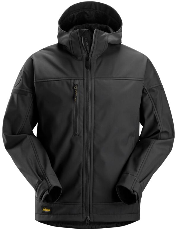 AllroundWork, Softshell Stretch Jack met Capuchon