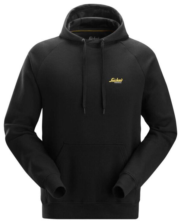 Hoodie met klein logo