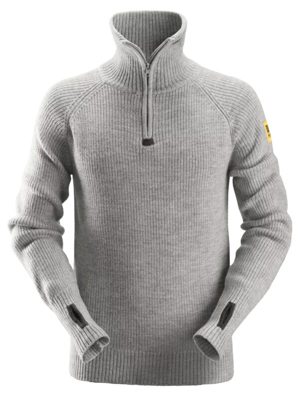 Wool Half Zip Sweater